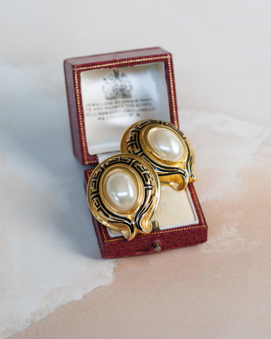 Vintage Fendi clip on earrings